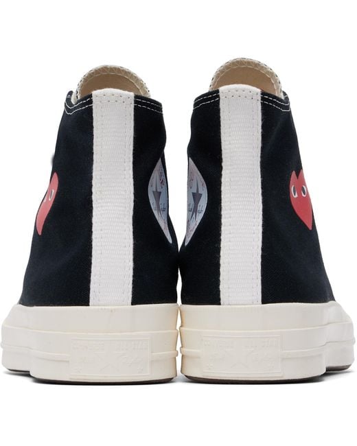COMME DES GARÇONS PLAY Blue Converse Edition Chuck 70 Og Single Heart Sneakers for men