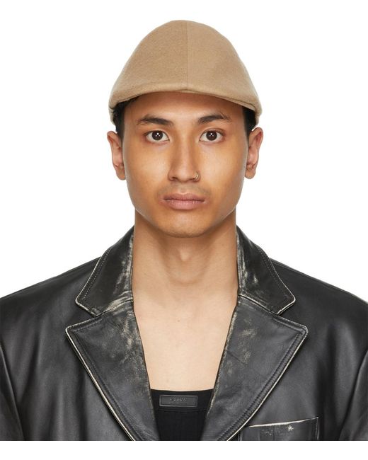 Eytys 合成繊維 ベージュ Zermatt キャップ メンズ Lyst