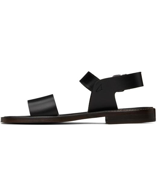 Lemaire Black Classic Sandals