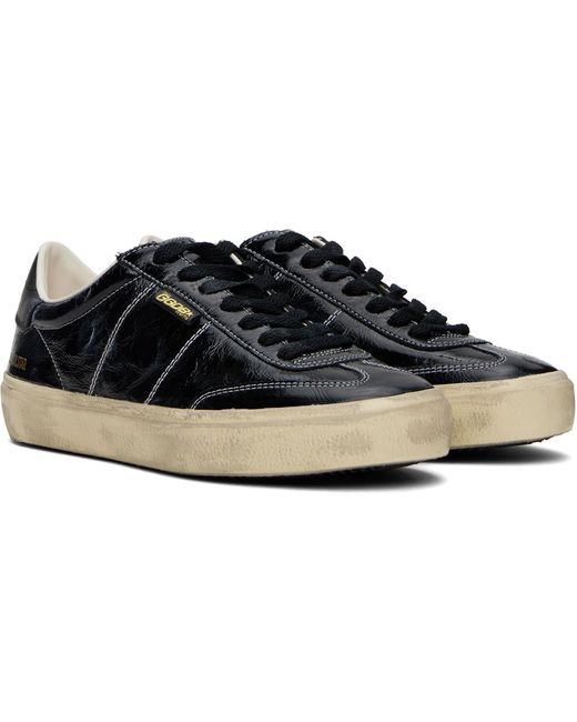 Golden Goose Deluxe Brand Black Soul Star Sneakers for men