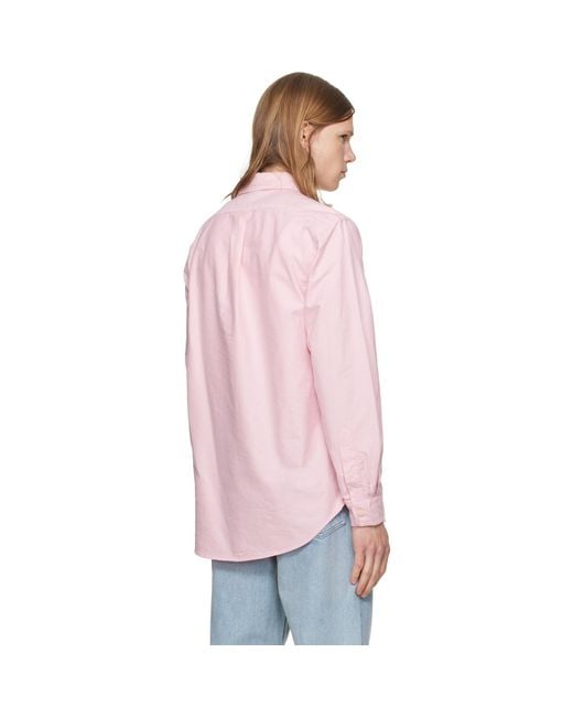 Polo Ralph Lauren Pink 'The Iconic Oxford' Shirt for men