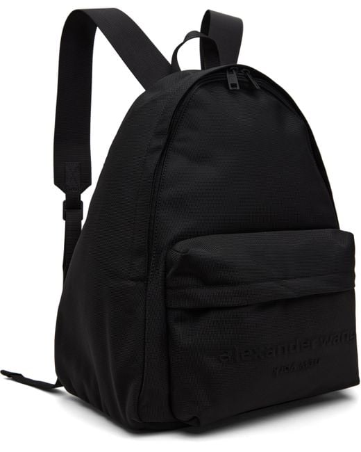 Alexander Wang Black Punch Backpack