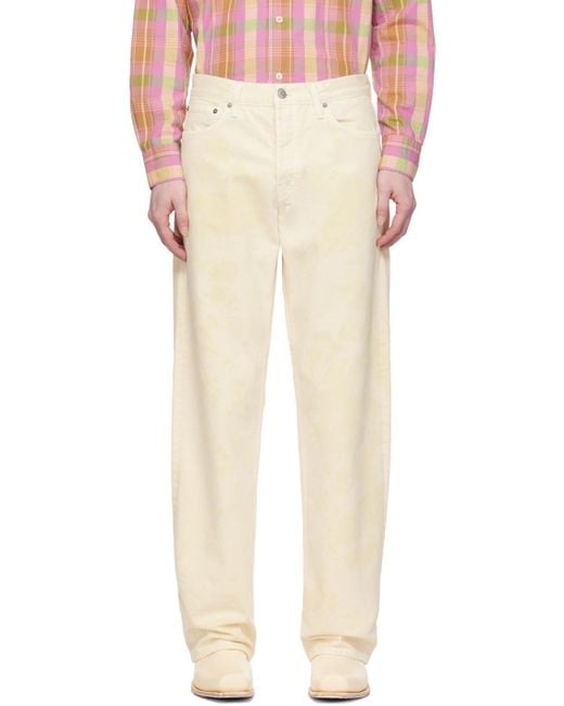 sunflower White Off- Loose-Fit Jeans for men