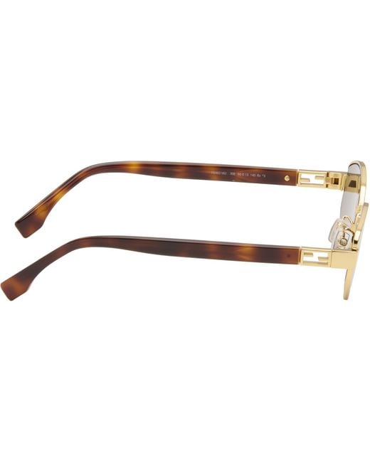 Fendi Brown Baguette Sunglasses