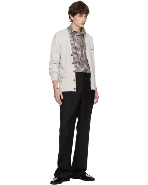 Vivienne Westwood Black Horace Friendship Bracelet for men