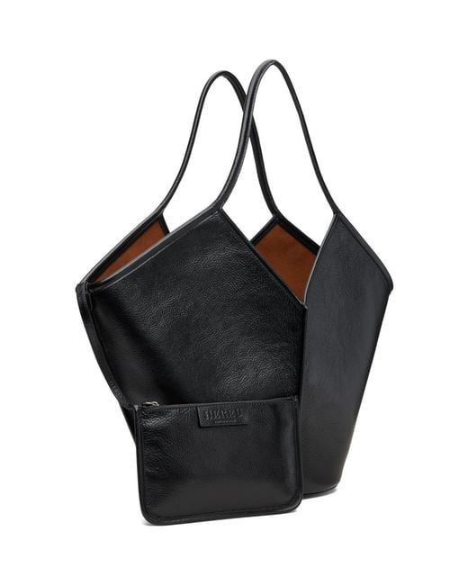 Hereu Black Calella Distressed Tote for men