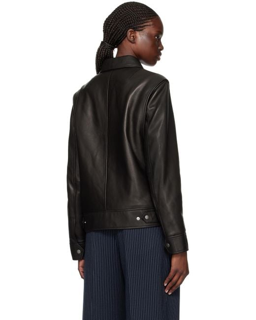 Rag & Bone Black Manon Leather Jacket