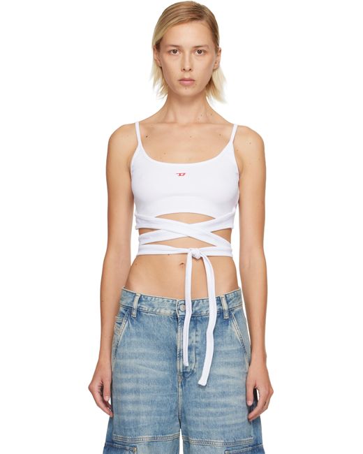 Débardeur Leya-Tail Blanc DIESEL en coloris Blue