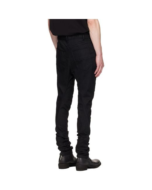 Julius Black Bending Skinny Jeans for men