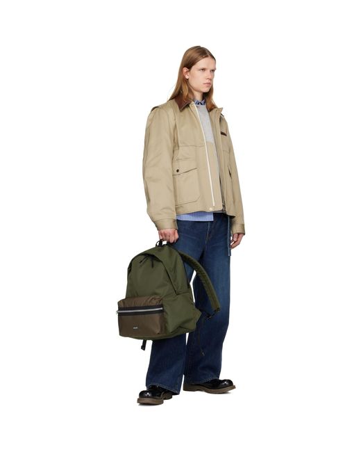 Sacai Blue Cotton Chino Jacket for men
