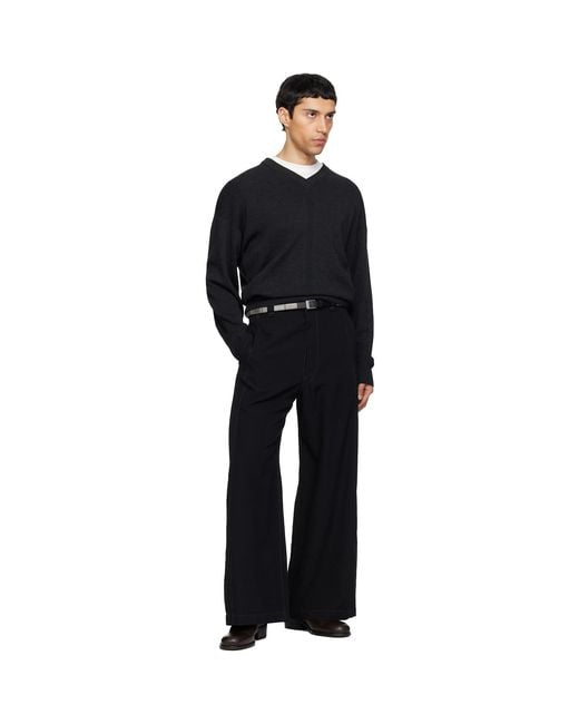 Lemaire Black Buffalo Studs 20 Belt for men