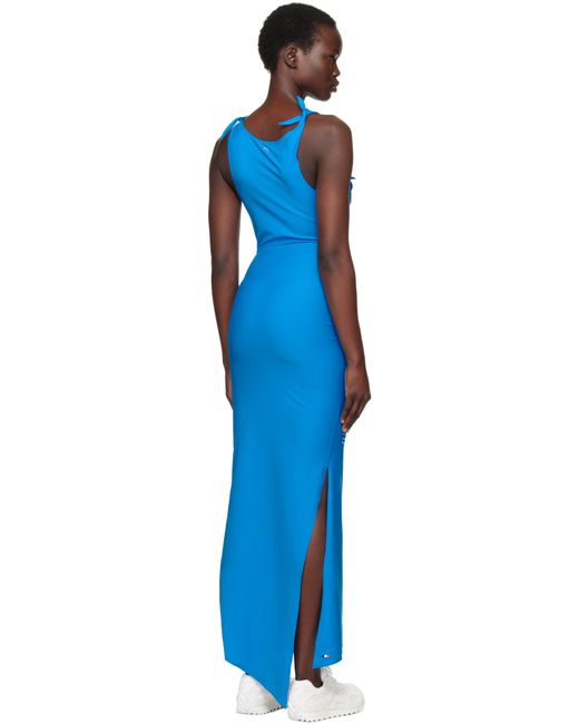Coperni Blue Edition Jersey Maxi Dress