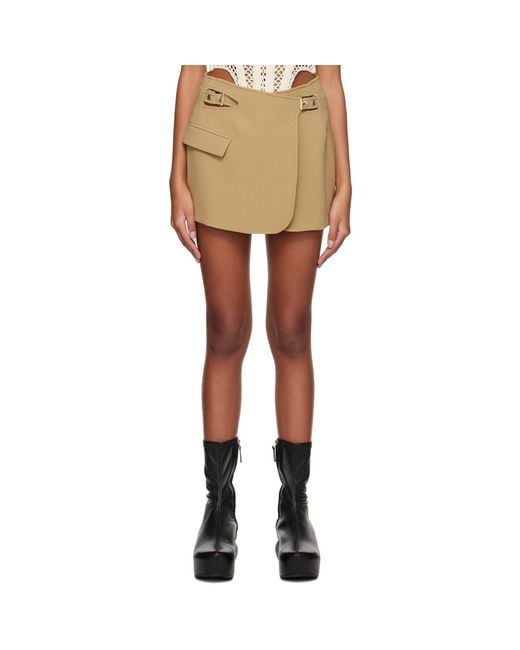 Dion Lee Black Interlock Blazer Miniskirt