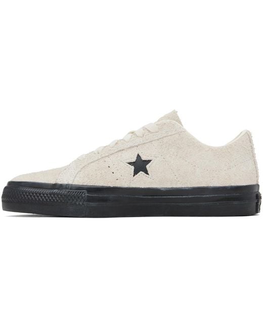 Converse Black Off-white One Star Pro Sneakers for men