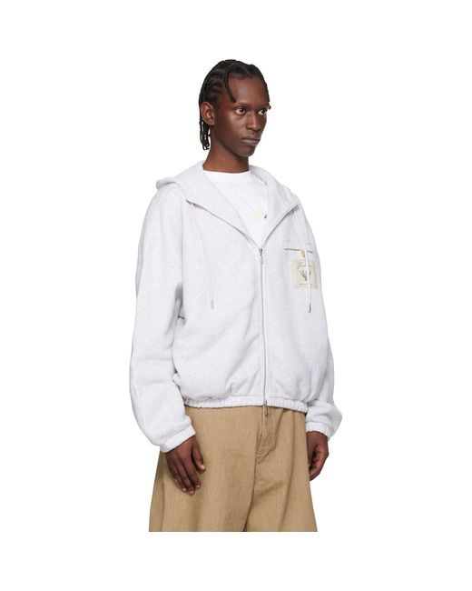 Jacquemus White 'The Torneo' Hoodie for men