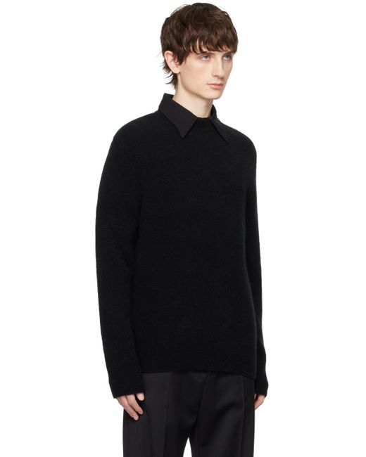 Filippa K Black Johannes Yak Sweater for men