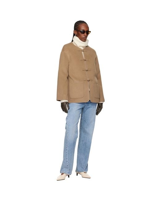 Rohe Natural Double-Faced Wool Jacket