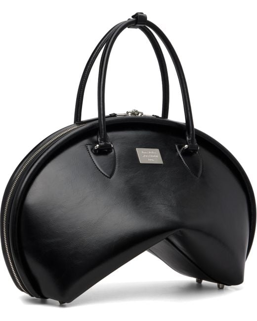 Acne Black Bowlina Bag for men