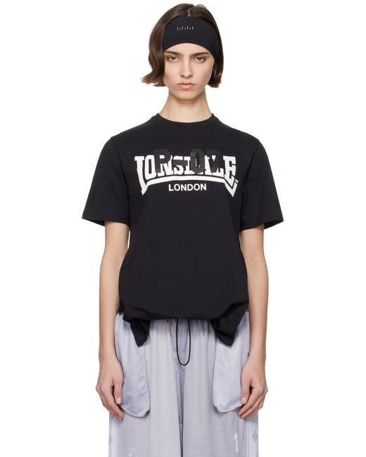 PROTOTYPES Black Open Back T-Shirt