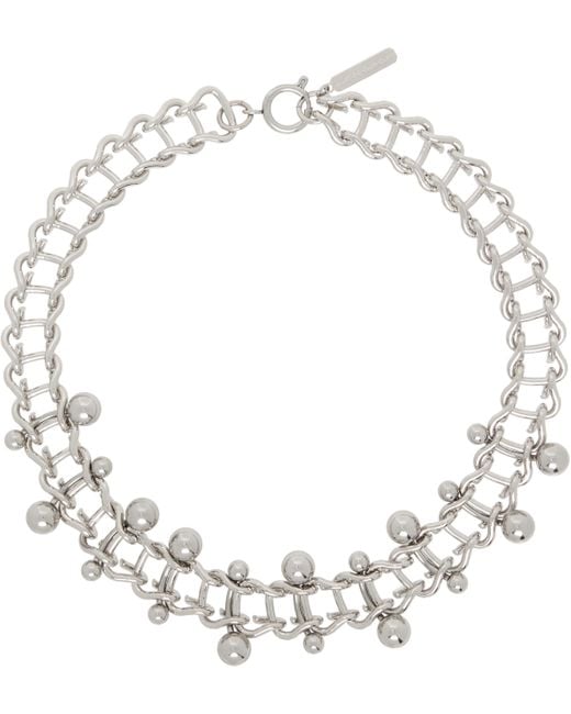 Justine Clenquet Metallic Mindy Choker
