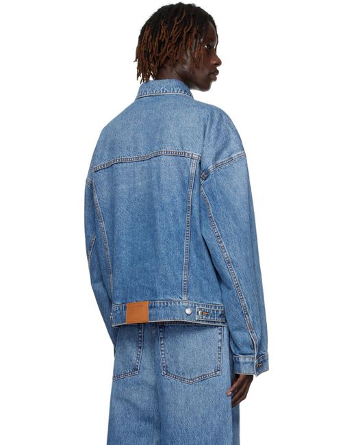 Alexander Wang Blue Core Denim Jacket for men