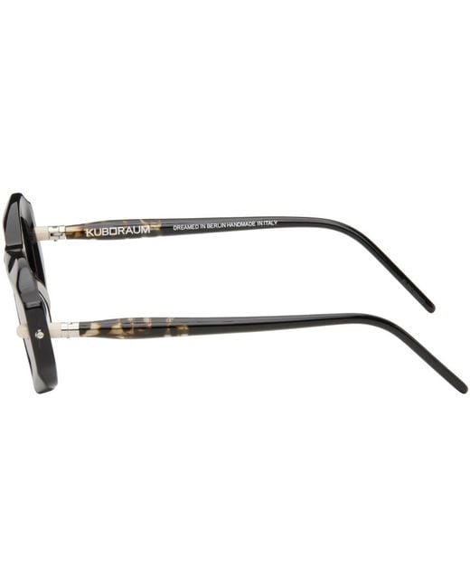 Kuboraum Black & Tortoiseshell P15 Sunglasses for men