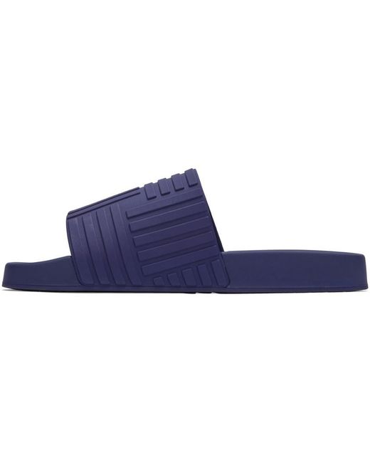 Bottega Veneta Multicolor Purple Slider Sandals for men