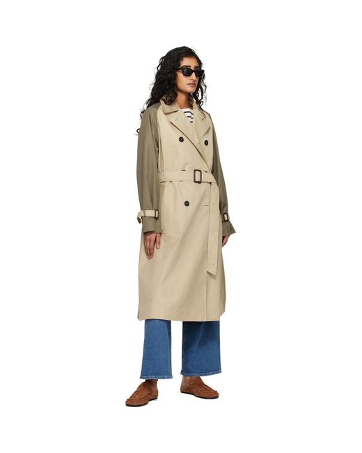 Weekend by Maxmara Blue Canasta Trench Coat