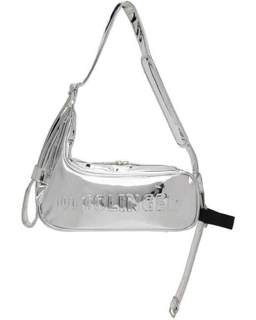 OTTOLINGER Metallic Silver Puma Edition Bag
