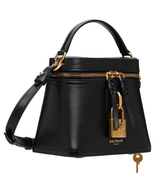 Balmain Black Pulse Vanity Bag