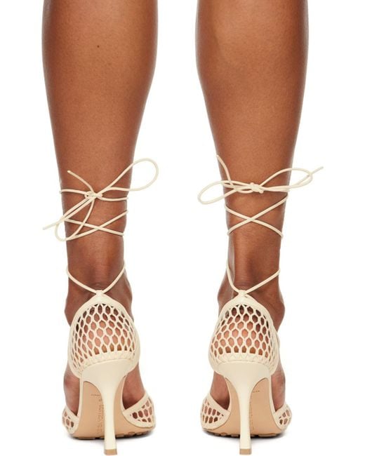 Bottega Veneta Multicolor Stretch Web Heels