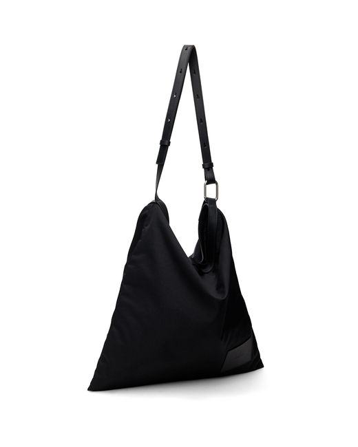 Jil Sander Black Soft Rolled Bag for men