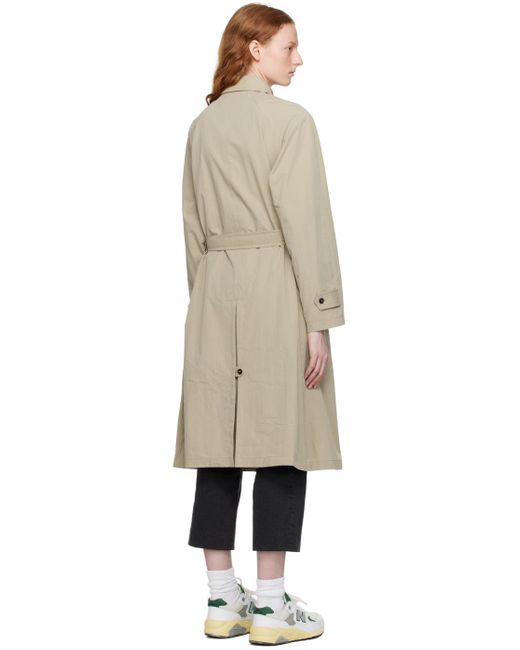 A.P.C. Black . Beige Garance Coat