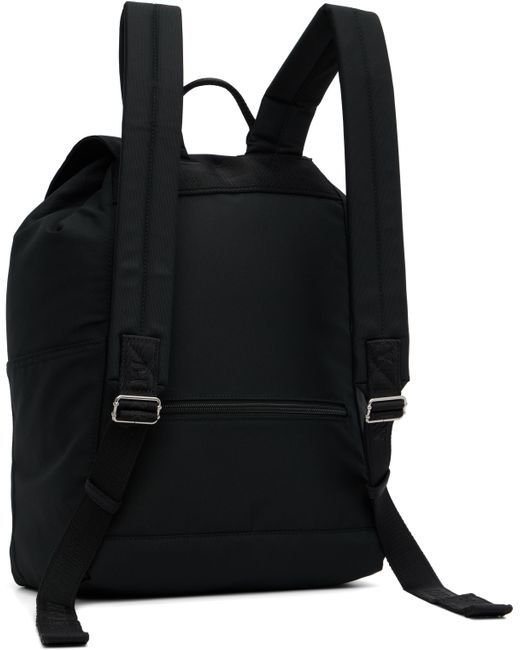 メンズ Burberry ブラック Orkney フラップ バックパック Black
