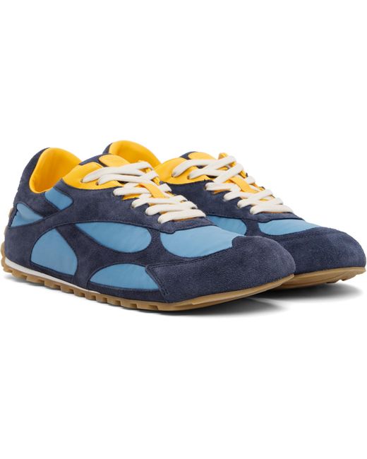 Bottega Veneta Blue Orbit Flash Sneakers for men