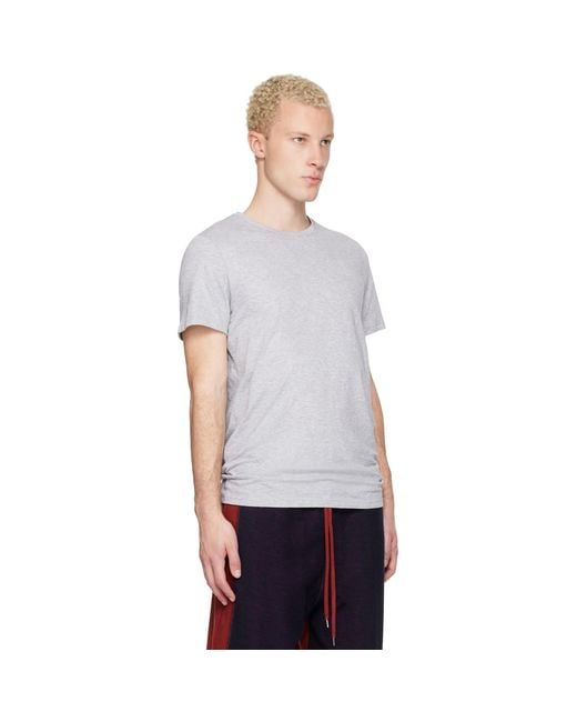 Vivienne Westwood Gray Two-Pack Cotton Jersey T-Shirts for men