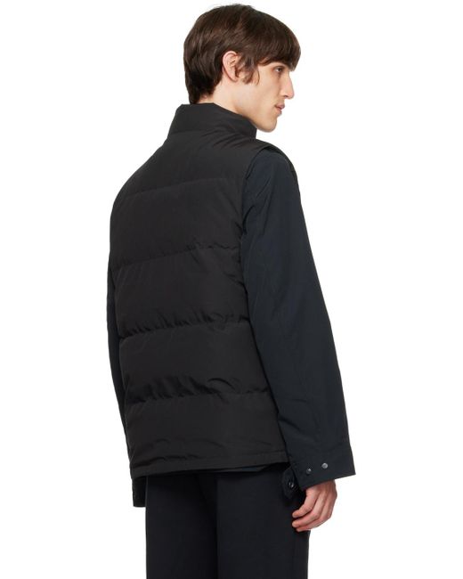 Canada Goose Black Freestyle Crew Down Vest for men