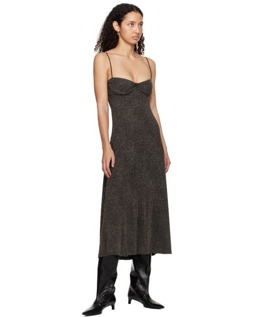 Beaufille Black Ariel Midi Dress