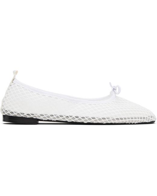 Ballerines Garance Blanches À Bout Carré Repetto en coloris Black