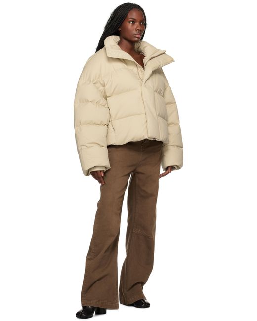 Entire studios Natural Off- Mml Puffer Down Jacket