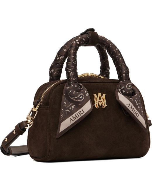 Amiri Black Micro Ma Bowling Bag