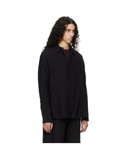 Studio Nicholson Black View Shirt for men