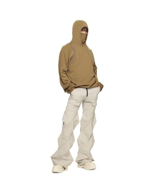 Uncertain Factor Natural Khaki Grude Patrol Hoodie for men