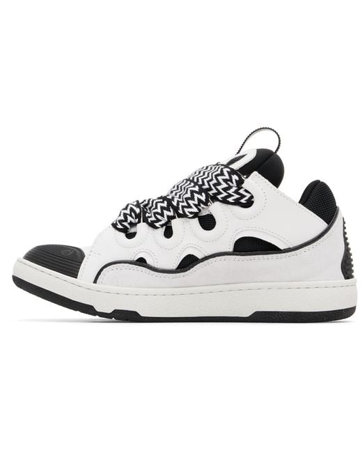 Lanvin Black Curb Sneakers