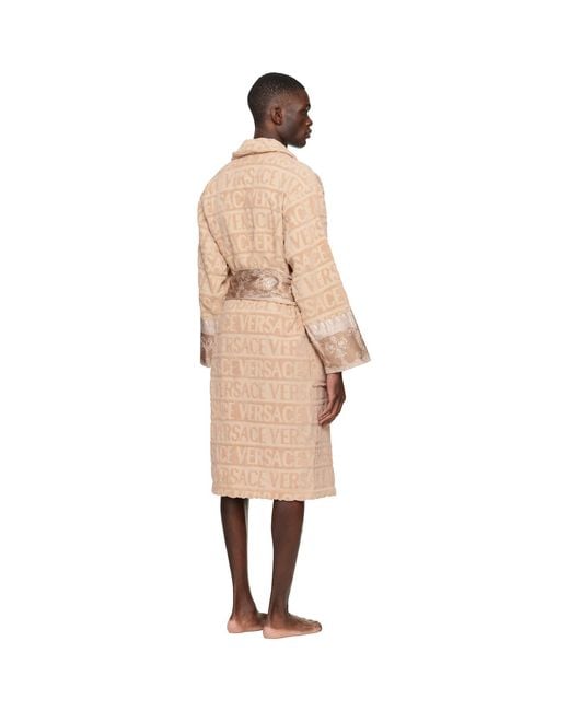 Versace Natural 'i Heart Baroque' Bathrobe for men