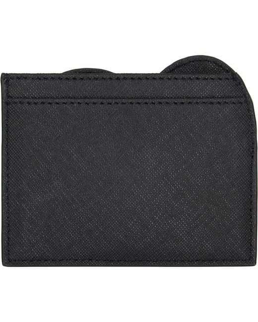Vivienne Westwood Black Heart Card Holder for men