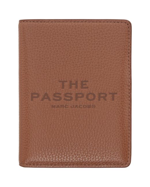 Marc Jacobs Brown 'The Passport Case' Passport Holder