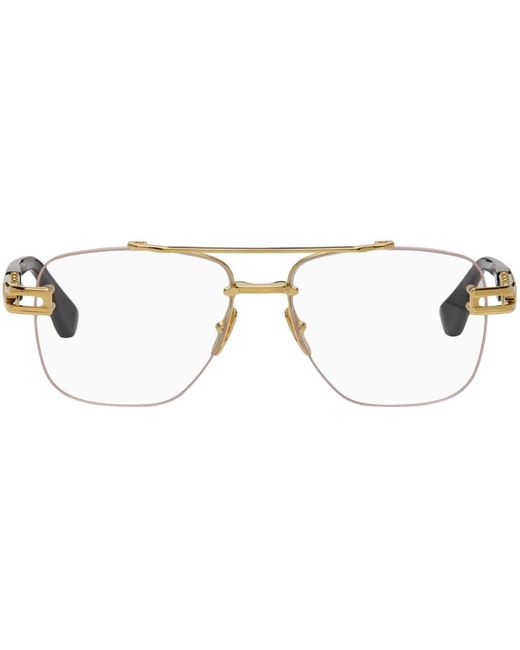 Dita Eyewear Black Grand-Evo Rx Glasses for men