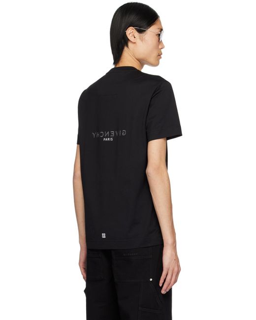 Givenchy Black Reverse T-shirt for men