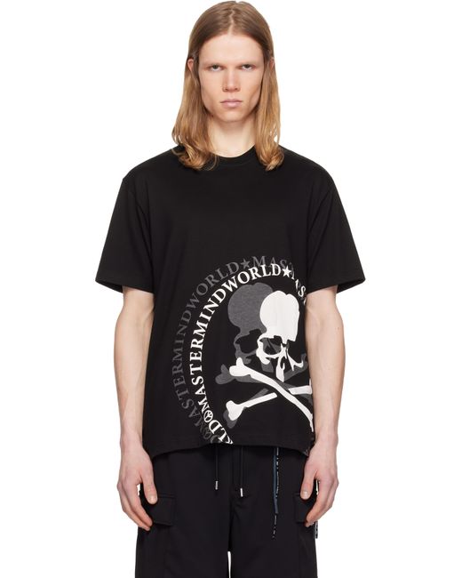 メンズ MASTERMIND WORLD ブラック Mw Flash Tシャツ Black